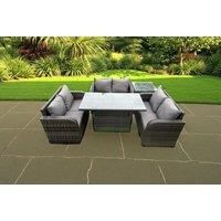 U Shape Garden Set Sofa & Rising Table