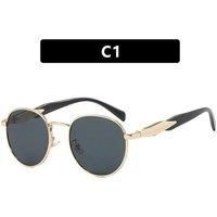 Celine Inspired Metal Sunglasses With Uv Protection - 3 Styles