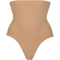 Women's 1 Pack Ambra Killer Curve High Cut Shaping Briefs Toffee UK 8-10