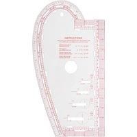 Sew Easy NL4196 | Curved Ruler Knit Arm Holes, Neck Lines, Hip Curves 30cm/12 in