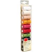 Premium Quilting Patchwork Thread 100% Spun Cotton 10 x 500 Metres Per Spool
