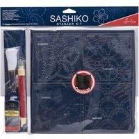 Sew Easy Sashiko Starter Kit Embroidery Set Everything Included - Japanese Style