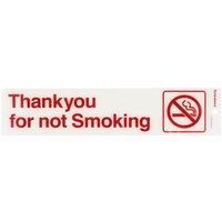 Plastic Sign - 245mmx58mm -Toilet,No Smoking,Reception,Staff Only,Exit,Slide,etc