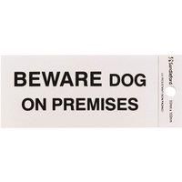 Plastic Sign - 100mmx50mm-Private,No Smoking,No Entry,Slide,Dog,Office,Staff,etc