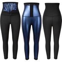 Sweat Sauna Shaping Pants For Women In 6 Sizes And 2 Colours - Silver