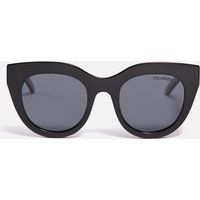 Le Specs. Women/'s Air Heart Sunglasses, Black / Smoke Mono Polarized, One Size