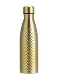 Smash Hammered Gold Stainless Steel Bottle - 500 ml