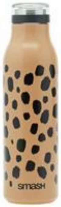 Smash Giraffe Print Stainless Steel Water Bottle - 500ml