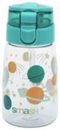 Smash Design Space Pop Lid Sipper Water Bottle - 450 ml