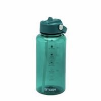 Smash Teal Water Bottle With Sipper Straw Cap - 800ml