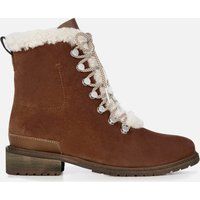EMU Australia Women's Billington Waterproof Suede Lace Up Boots - Oak - UK 3