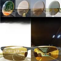 Top Anti-glare Day Night Vision Glasses For Driving Men Polarized Sunglasses Photochromic Driver