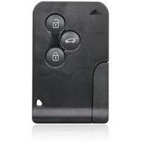 For Renault Megane 2 Scenic Clio 3 Button Full Remote Key Card Fob 433Mhz PCF7947 Chip + Uncut Blade