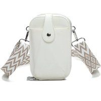 Fontanella Fashion Women's Riya PU Crossbody Phone Purse in White