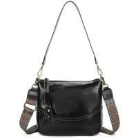 Hayling Triple Compartments PU Leather Crossbody Bag