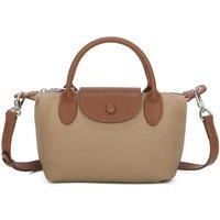 Ria Real Leather Mini Shoulder Top Handle Bag