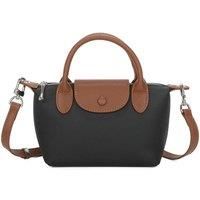 Ria Real Leather Mini Shoulder Top Handle Bag