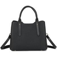 Cori Real Leather Tri-Compartments Crossbody Shoulder Top-Handle Bag