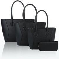 Squisita Elegant 4in1 PU Leather Handbag x Tote bag with Purse