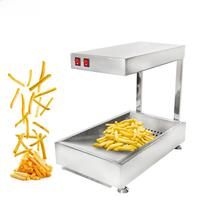 XEOLEO French Fries Warmer Churros Insulation Machine Stainless Steel Commercial Food Warmer Table Keep Warm Waffle/Cake/Donuts