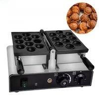 XEOLEO Electric Waffle Maker 1400W 10 Holes Walnut Shape Waffle Maker Machine Non-stick Waffle Iron