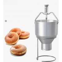 XEOLEO Mini manual donut machine Donut maker Handpressed stainless steel donut shaper 5L Manual