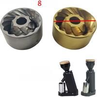 XEOLEO Coffee grinder burr for 017/016 machine Titaninum/Stainless steel Stone burr 8 star Conical