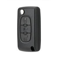 Flip Remote Key Fob Case Shell with Light 3 Button For Citroen C4 Grand Picasso C5 C6 C8 CE0523 VA2