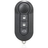 Flip Remote Car Key Fob Case Shell 3 Button for Fiat 500 L Ducato Doblo Punto Bravo Panda Iveco Daily Eurocargo Vauxhall Combo