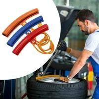 2pcs Car Wheel Guard Rim Protectors Motorcycle Tire Changing Steel Ring Protective Sleeves Tyre Wheel Rim Edge Protection Cover