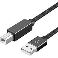 SmileLink USB B 2.0 Printer Cable Electronic Organ Cable USA A To USB B for Computer Laptop Phone To Fax Machi Plug-and-play