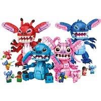 Lilo & Stitch Building Blocks - Fun, Poseable Disney Display Toy