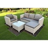 Outdoor Rattan Garden Sofa Set - Grey