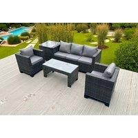 Pe Rattan Sofa Set Chair Coffee Table