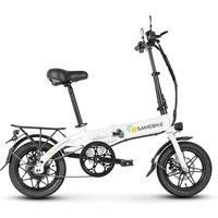 2025 Samebike 14 Inch Folding Electric Bike Yinyu14 36V7.8Ah Removeable Lithium Battery High Speed Rear Hub Motor Disc Brake