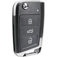 3 Button Flip Car Key Case for Volkswagen Golf VII GTI MQB Skoda Octavia A7 Seat Leon Altea Remote Fob Shell