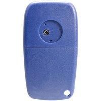 Blue 3 Button Flip Remote Car Key Case Shell For Fiat Panda Idea Punto Stilo Ducato