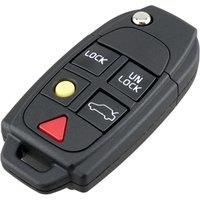 5 Buttons Flip Remote Car Key Fob Case Shell For VOLVO S60 S80 V70 XC70 XC90