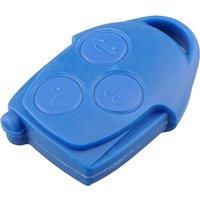 OHMSEN Blue 3 Button Remote Headed Car Key Fob Case Replacement Shell for Ford Transit MK7 Connect 2006-2014