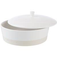 Artisan Street White 26cm Shallow Lidded Dish