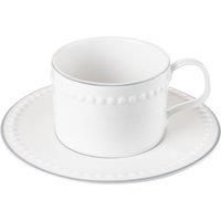 Mary Berry Signature Collection Cup & Saucer, 225ml, White