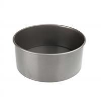 Luxe Kitchen Round Loose Base Deep Cake Pan - 18cm Diameter with Non-Stick Coating