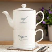 Mary Berry English Garden 'Tea For One' Teapot Set - Birds