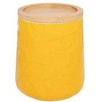 Catherine Lansfield Inga Storage Jar - Yellow