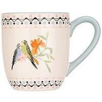 Cath Kidston Painted Table Budgie Breakfast Mug Blue