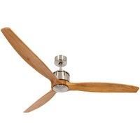Beacon Lighting Airfusion Akmani ceiling fan teak/chrome