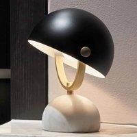 Beacon Lighting Lowe table lamp, marble base black/brass