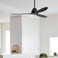 Beacon Lighting Whitehaven ceiling fan 142 cm black
