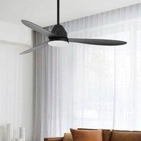 Beacon Lighting Whitehaven ceiling fan with LED light, black