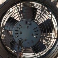 Beacon Lighting Breeze table fan, 20 cm, black/walnut